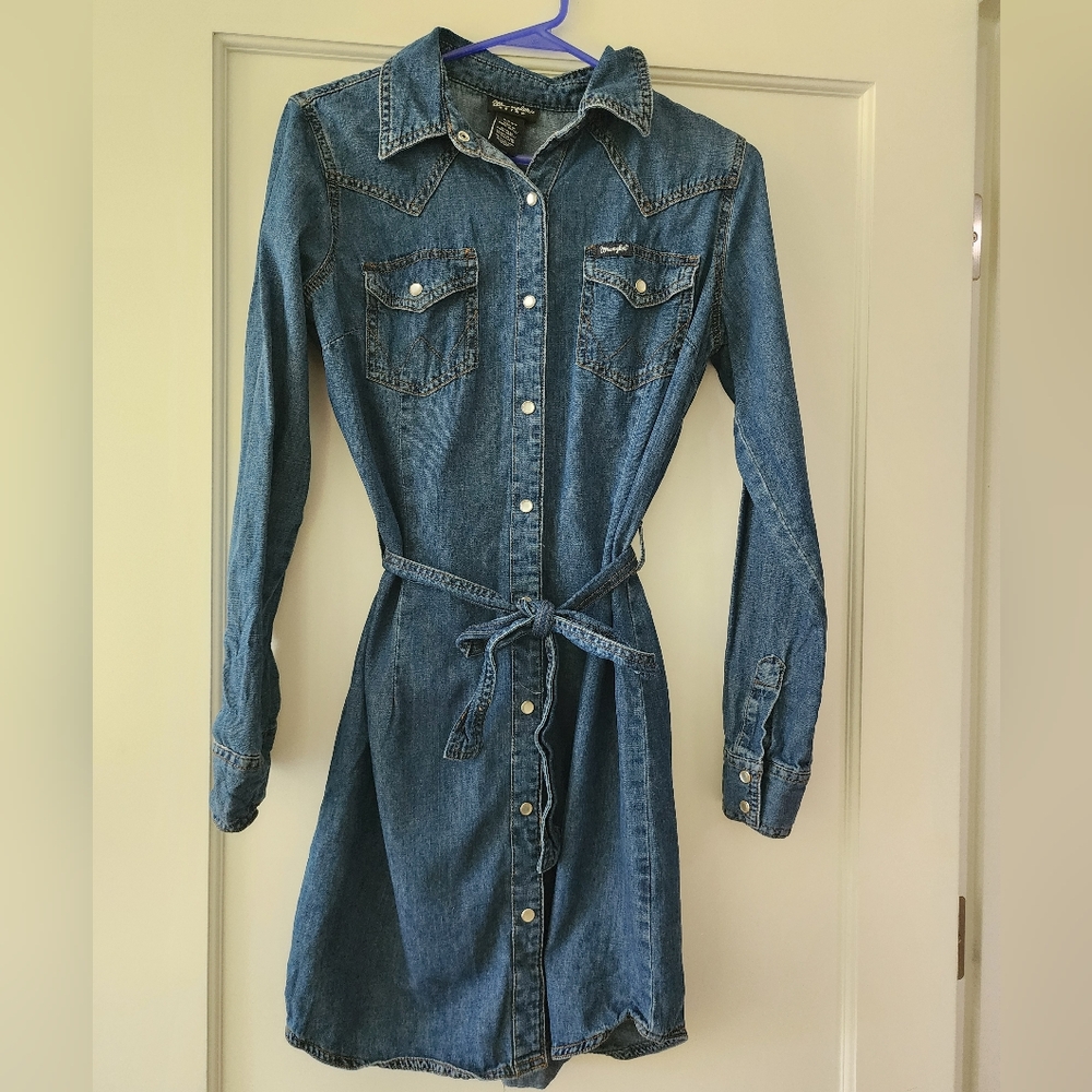 Retro Wrangler Denim Dress
